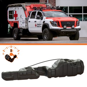 Nissan Titan XD Fuel Tank - Titan Fuel Tanks - XXL Mid-Ship, Military Grade Polymer - `16-`17